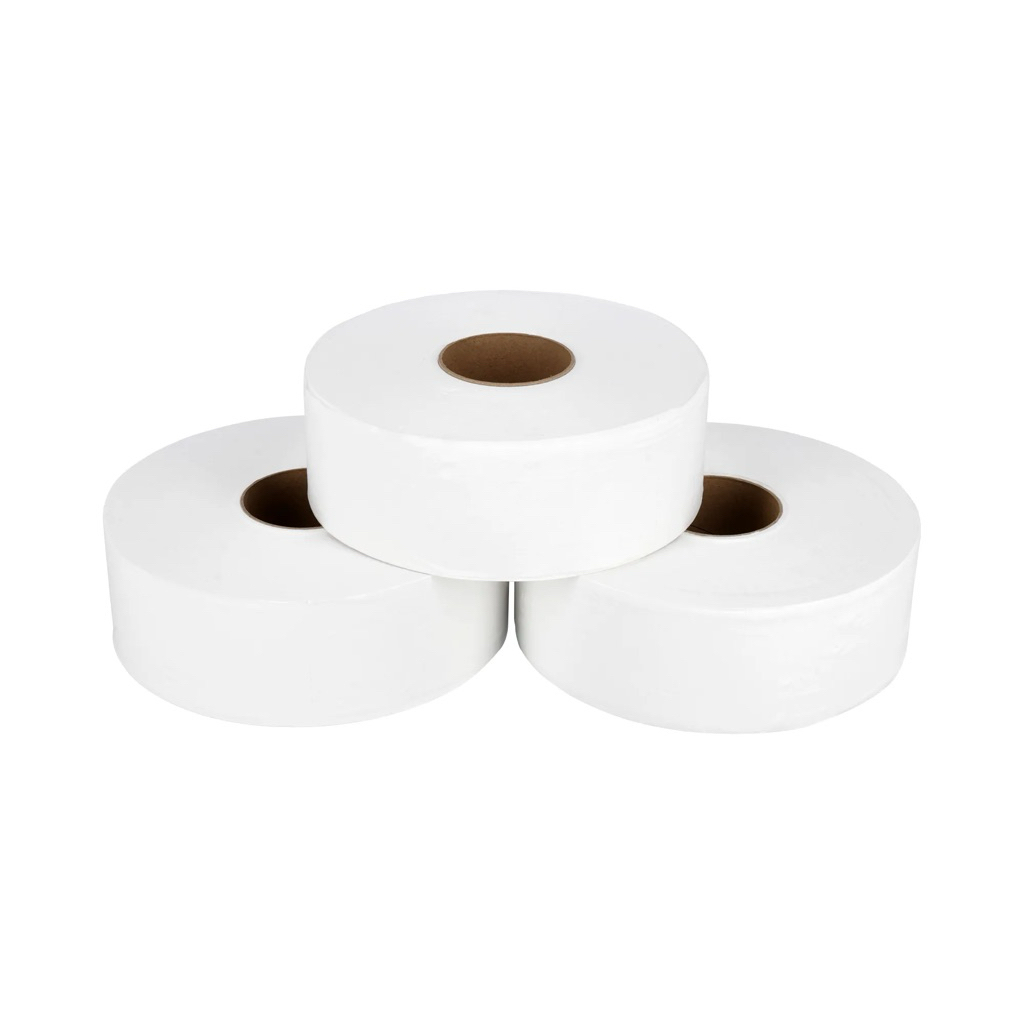 กระดาษทิชชูม้วนใหญ่ ยาว 300 เมตร KASSA รุ่น KS-03718-3 2PLY (แพ็ก 3 ม้วน)