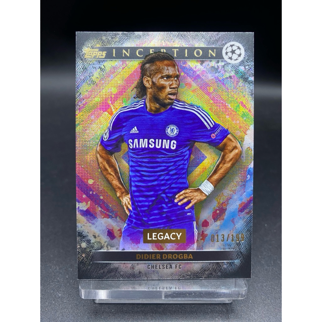 การ์ดฟุตบอล Didier Drogba Legacy /199 #57 | 2024/25 Topps Inception UEFA Club Competitions