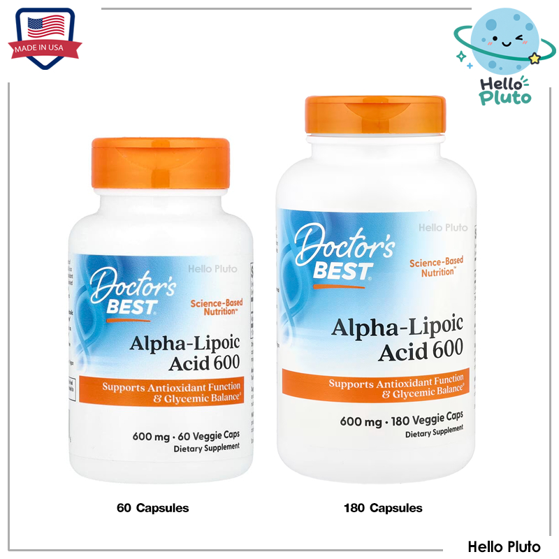 Doctor’s Best Alpha Lipoic Acid , 600 mg 60, 180 capsules