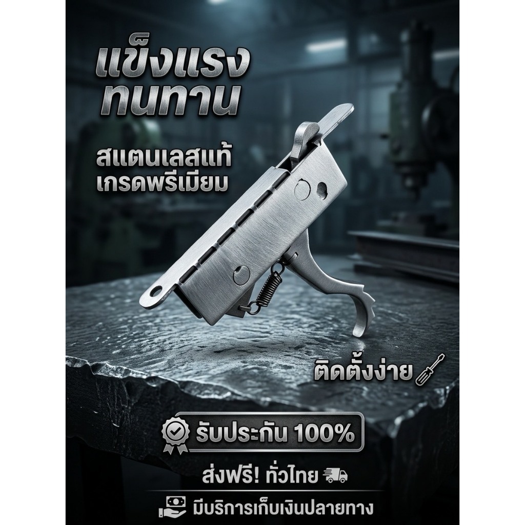 ไกรเซฟ ตัวใหม่ ล็อคล่าง สเเตนเลสเเท้ มีขาสั้นเเละขายาว พร้อมจัดส่งทั่วประเทศ