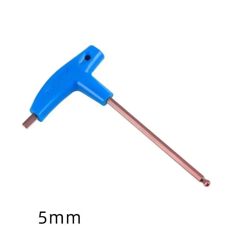 TOOPRE T-Handle Hex Key ประแจหกเหลี่ยม H3 H4 H5 H6 / Torx T25 หัวบอล เหล็ก S2 — صورة 6