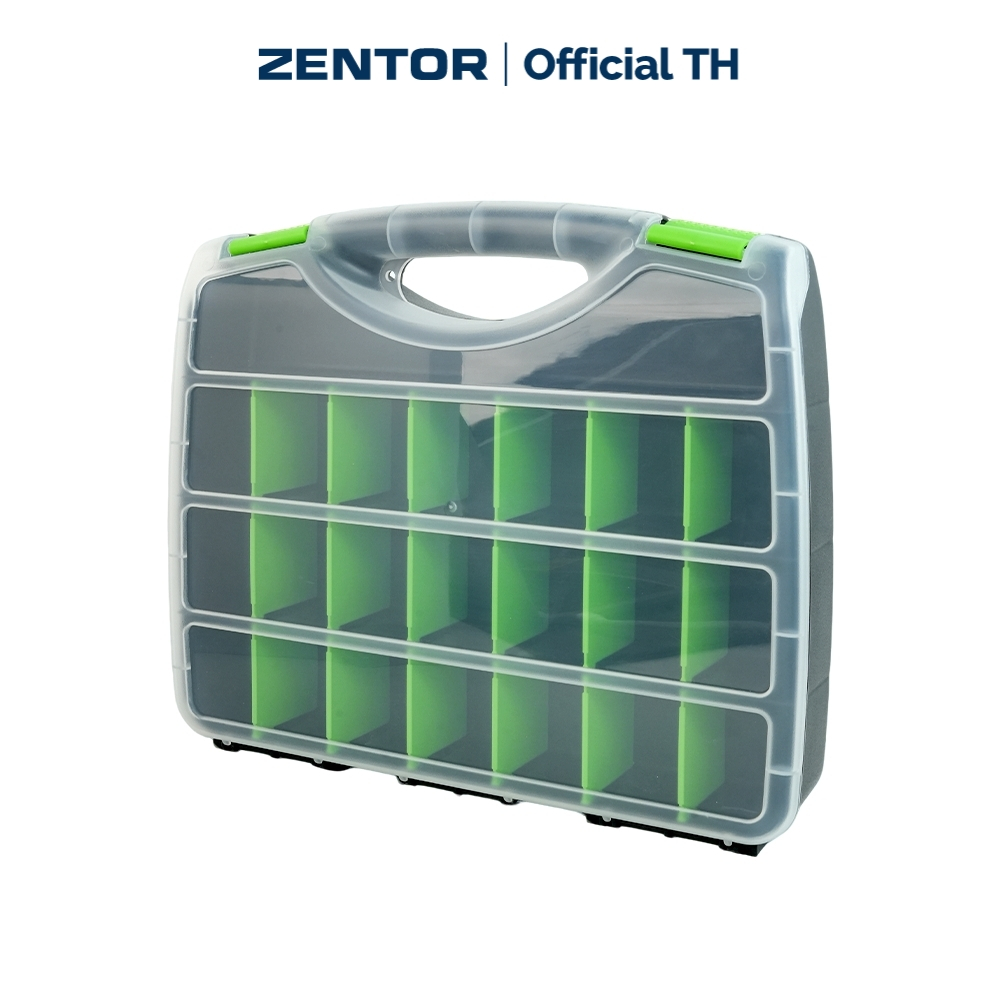 Zentor กล่องจัดบอุปกรณ์ กล่องเครื่องมือ อเนกประสงค์ 15 และ 21 ช่อง ถอดช่องได้  Storage Box