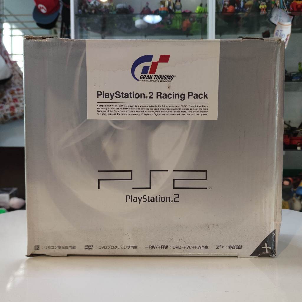 Sony Playstation 2 Ceramic White SCPH 55000 GT Gran Turismo 4 Prologue [PS2] เทสแล้ว ใช้ได้ปกติ อ่าน