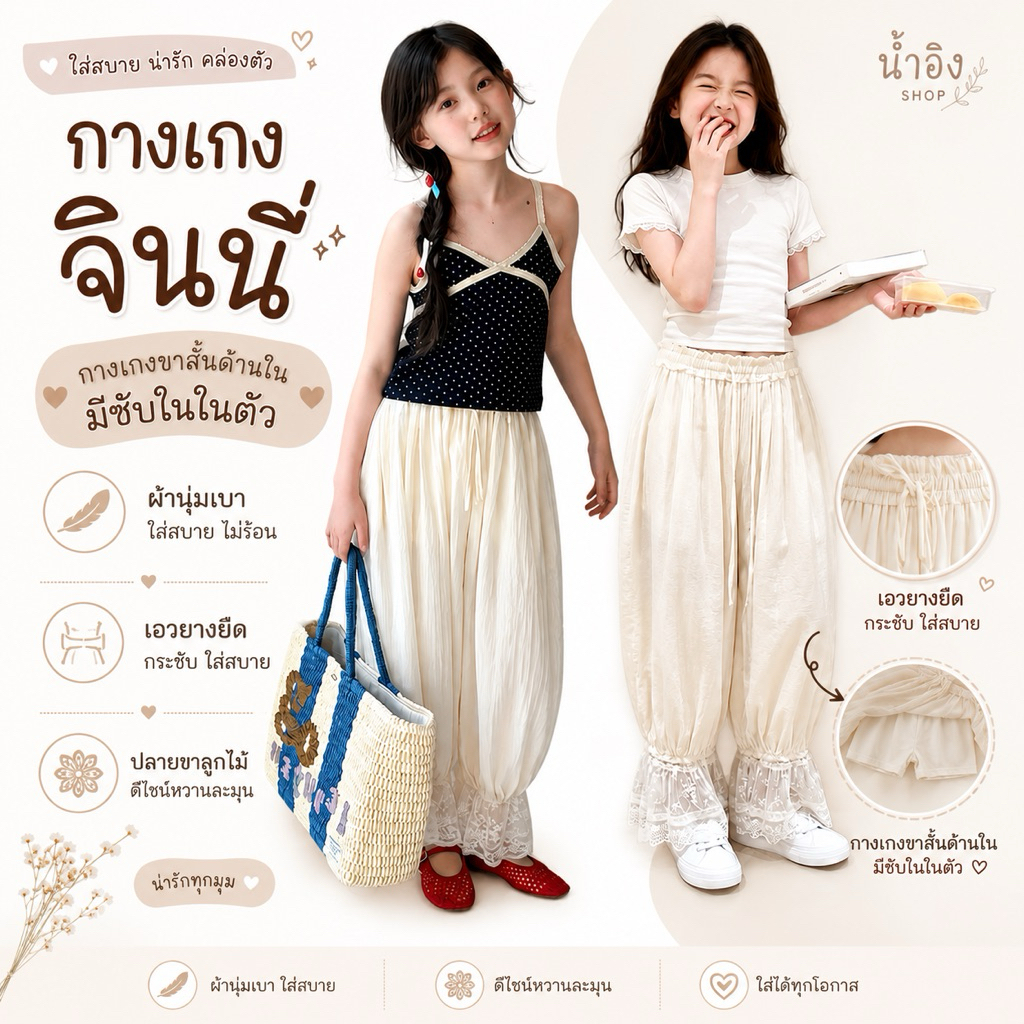 New Arrival! เซ็ต 2 ชิ้น กางเกงจินนี่สุดฮิต + เสื้อสายเดี่ยวเข้าชุด
