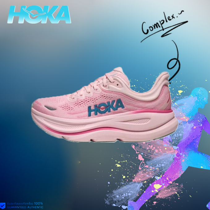 HOKA ONE ONE Bondi 9 Pink Blue（ของแท้ 100%💯）