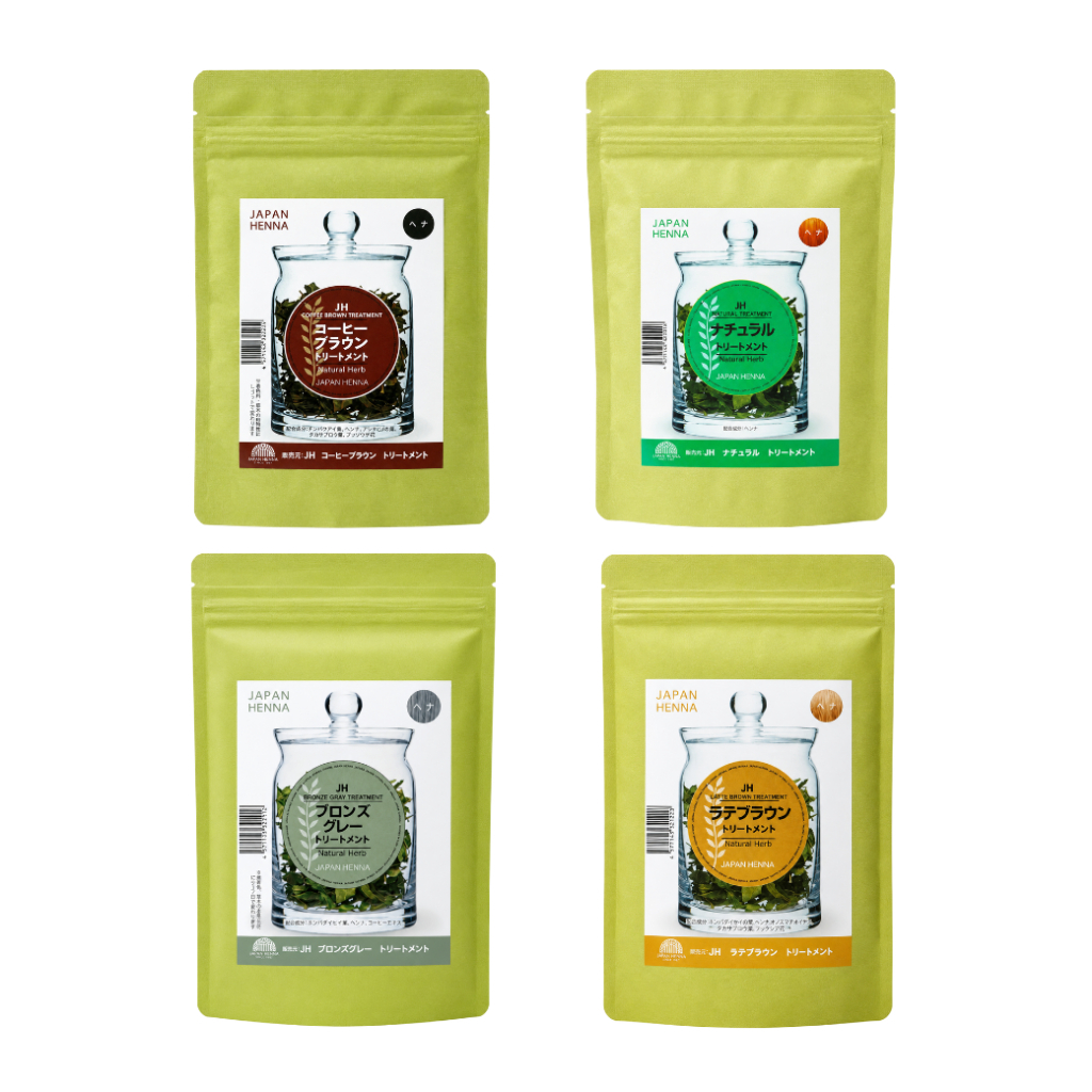 JAPAN HENNA HAIR COLOURS POWDER เฮนน่าย้อมผม สีย้อมผมออร์แกนิก
