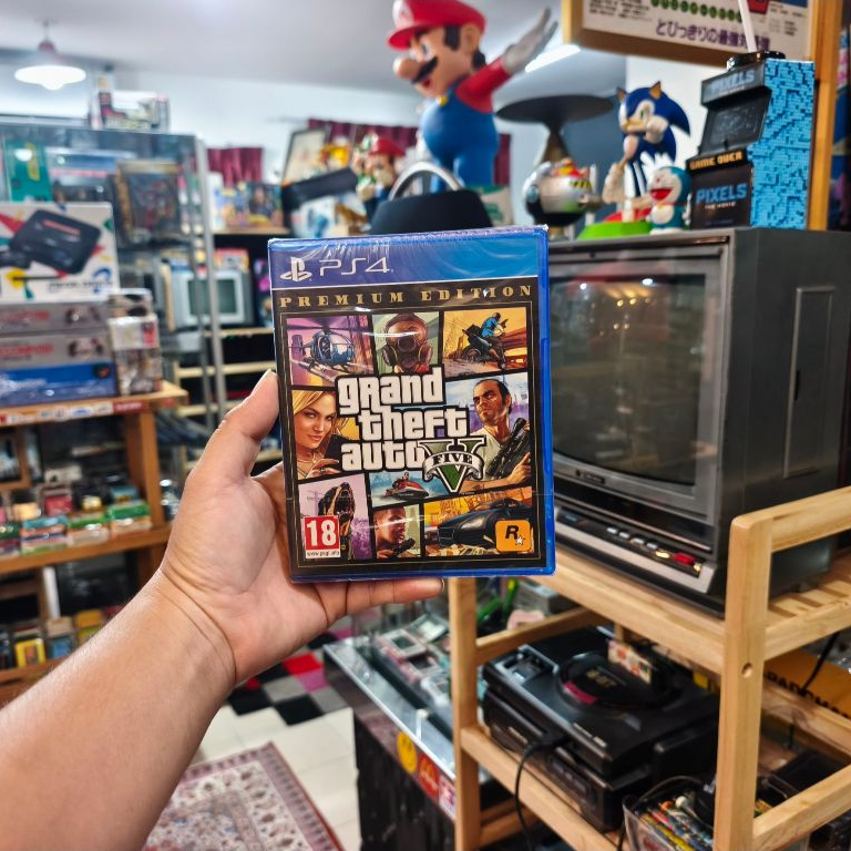 [แผ่นแท้ PS4] GTA V Grand Theft Auto V Premium Edition มือ 1 ซีลเดิม | เกม PS4 ของสะสม Rare Item ✨
