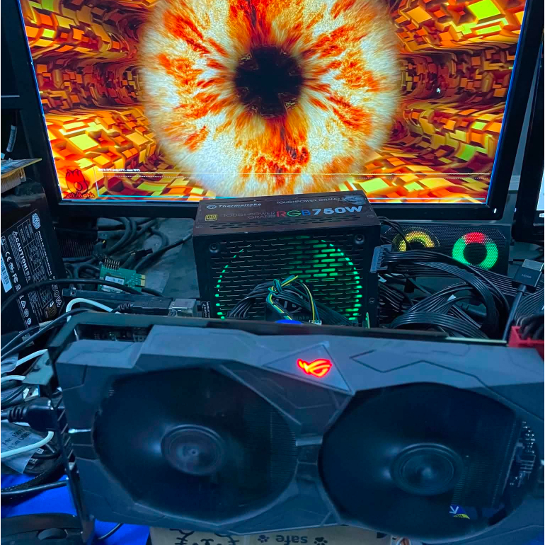 VGA/Asus/RX570/4GB/DDR5/256Bit/ต่อไฟเพิ่ม8พิน