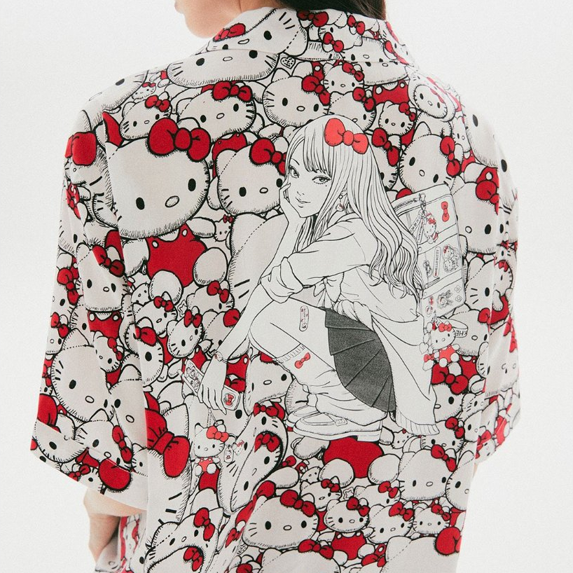 Pre - Junji Ito X Sanrio characters Short-Sleeve Pajamas
