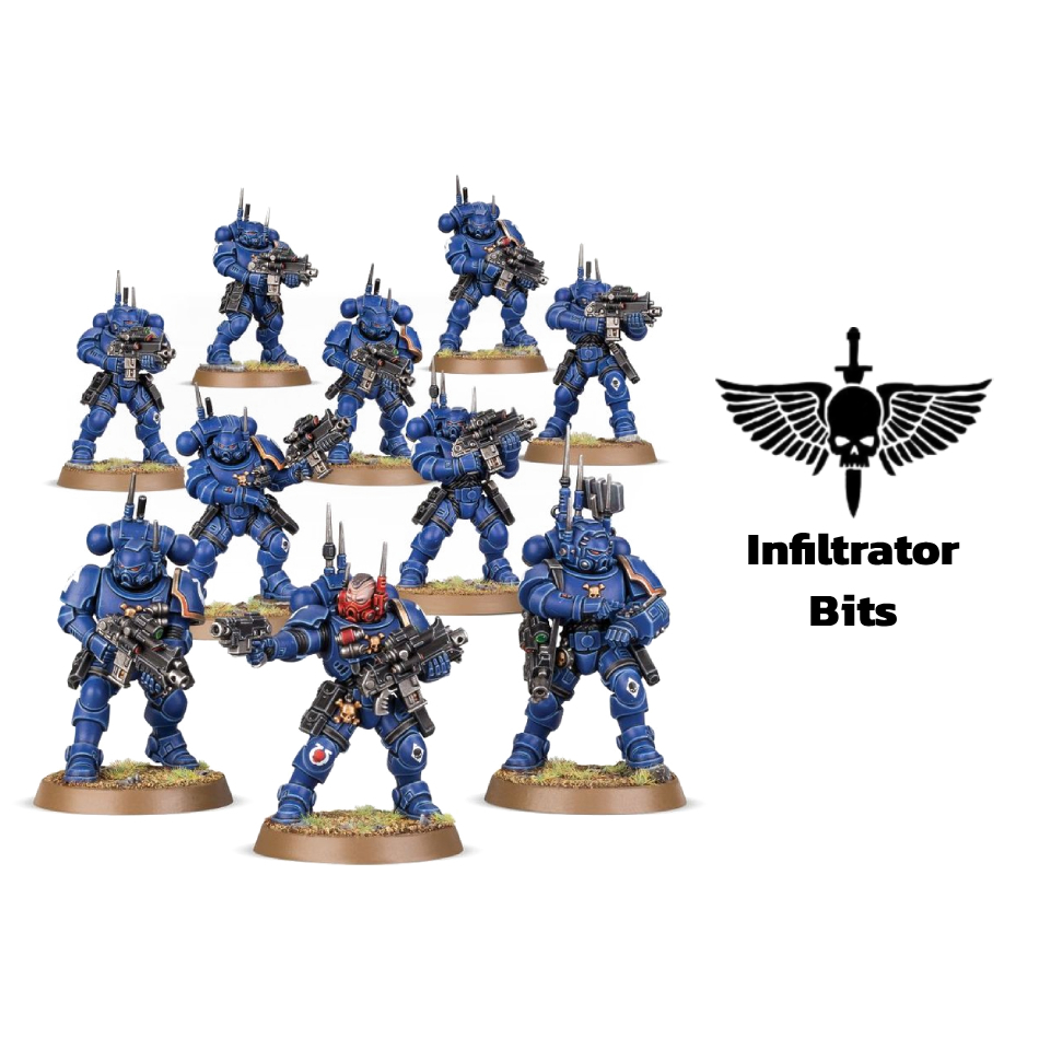 [พร้อมส่ง แยกชิ้น] Infiltrator Squad Bits อะไหล่ Warhammer 40K Space Marine