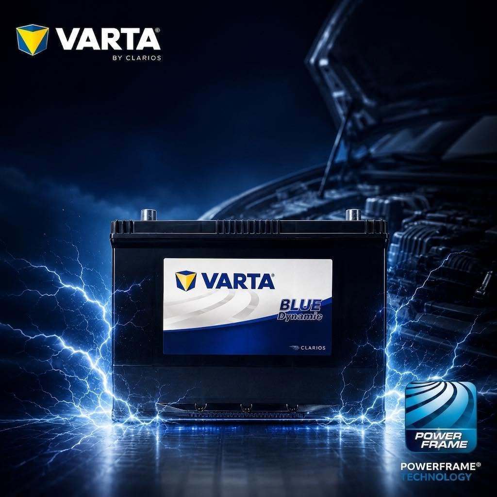 แบตเตอรี่ VARTA รุ่น 60D23L 12V 60AH (ส่งด่วนได้รับสินค้าวันนี้) (SMF) แบตเตอรี่แห้ง
