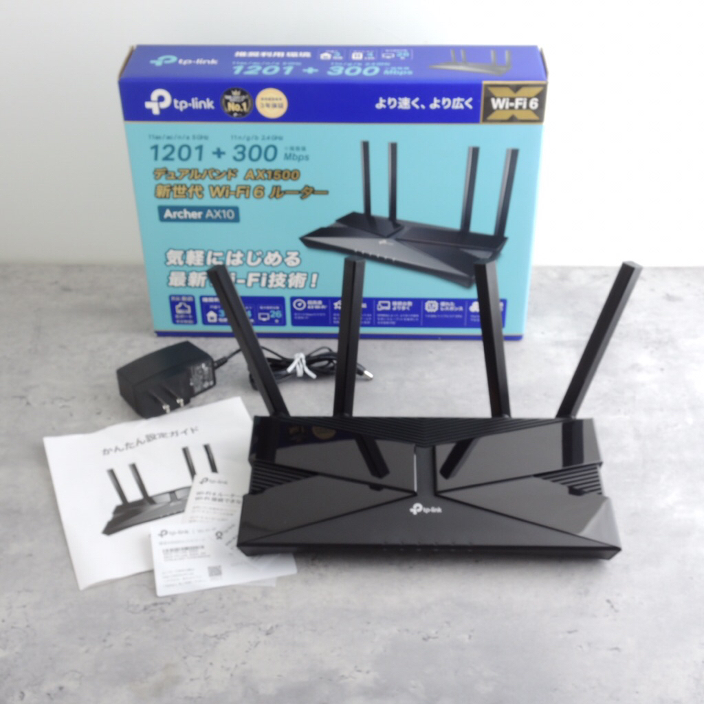 TP-LINK >> ARCHER AX10 AX1500 WiFi6 Router มือสองญี่ปุ่น