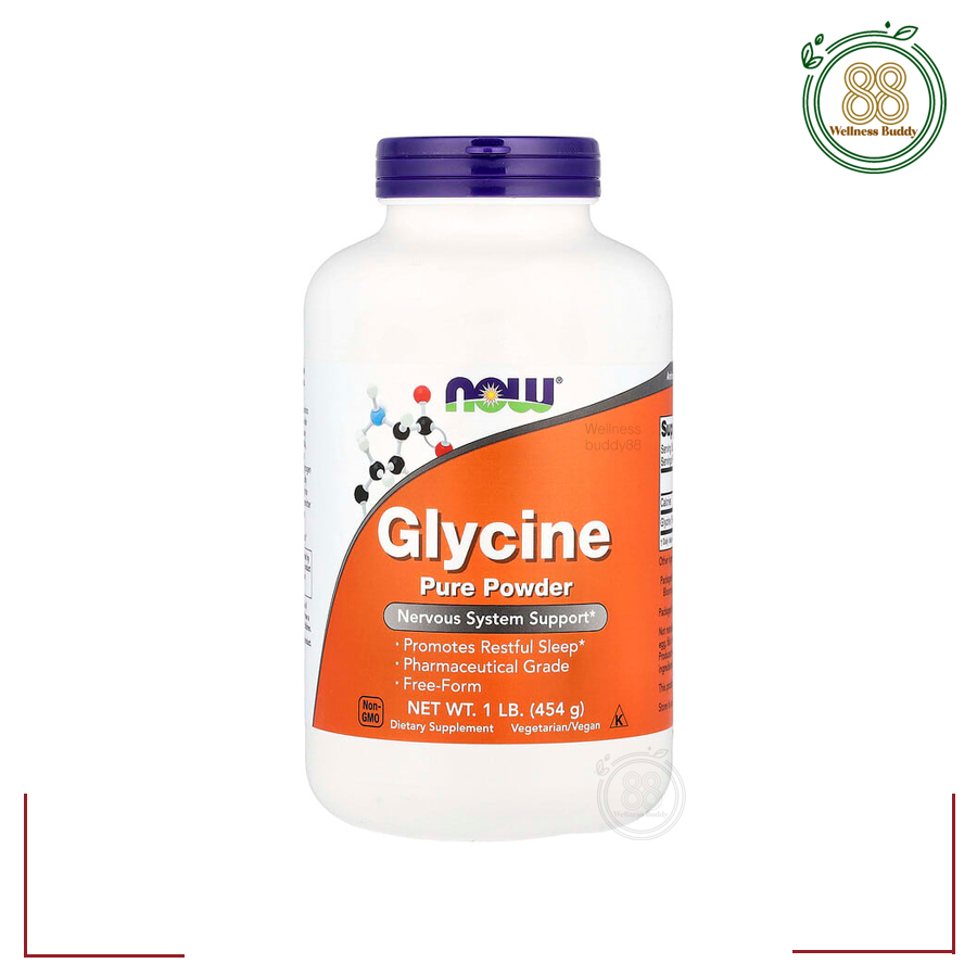 NOW Foods, Glycine, Pure Powder, 1 lb (454 g)