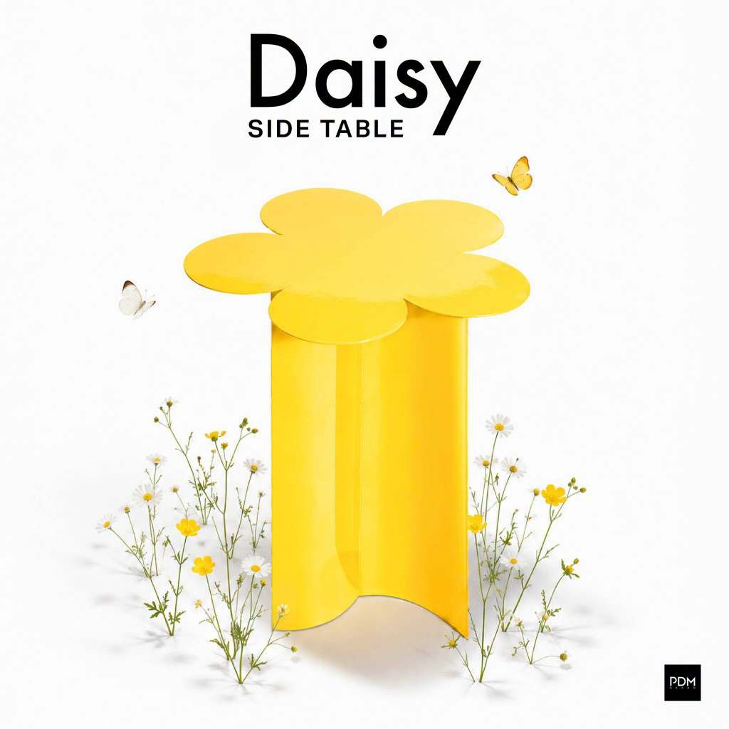 PDM โต๊ะข้างดอกไม้ Daisy Side Table Upgrade (2MM.)
