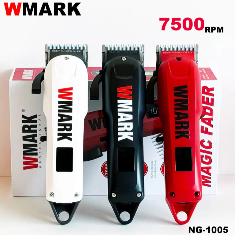 Wmark ปัตตาเลี่ยนตัดผม NG-1005 plus รุ่นอัพเกรด ร้านทําผมตัดผมแบบชาร์จ
