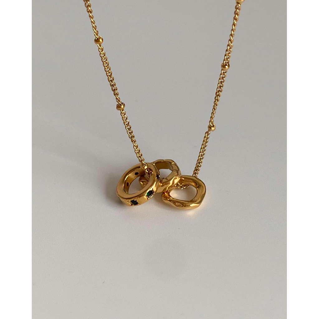 สร้อยสเตนเลส waterproof HER OBJECTIVE_HER COLMAR NECKLACE