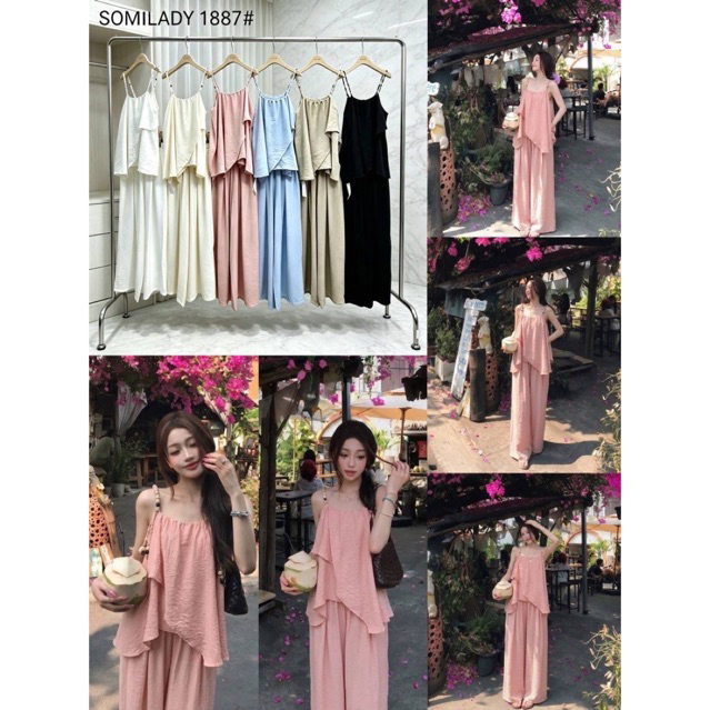 LILY งานป้าย งานนำเข้า เซ็ต 2 ชิ้น[เสื้อ+กางเกง] ชุดน่ารักๆ สวยตรงปก ผ้าเนื้อดีใส่สบาย แพทเทิ่ลน่ารักๆ ชุดเซ็ต