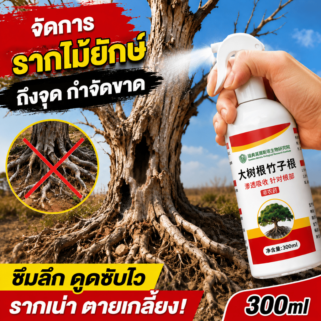 🔥ซื้อ 3 แถม 2🔥ยาฆ่าต้นไม้ใหญ่ ยาฆ่าตอไม้ 300ml จัดการรากไม้ฝังลึก ฉีดง่าย ไม่ต้องขุดให้เหนื่อย ซื้อหลายชิ้น คุ้มกว่า
