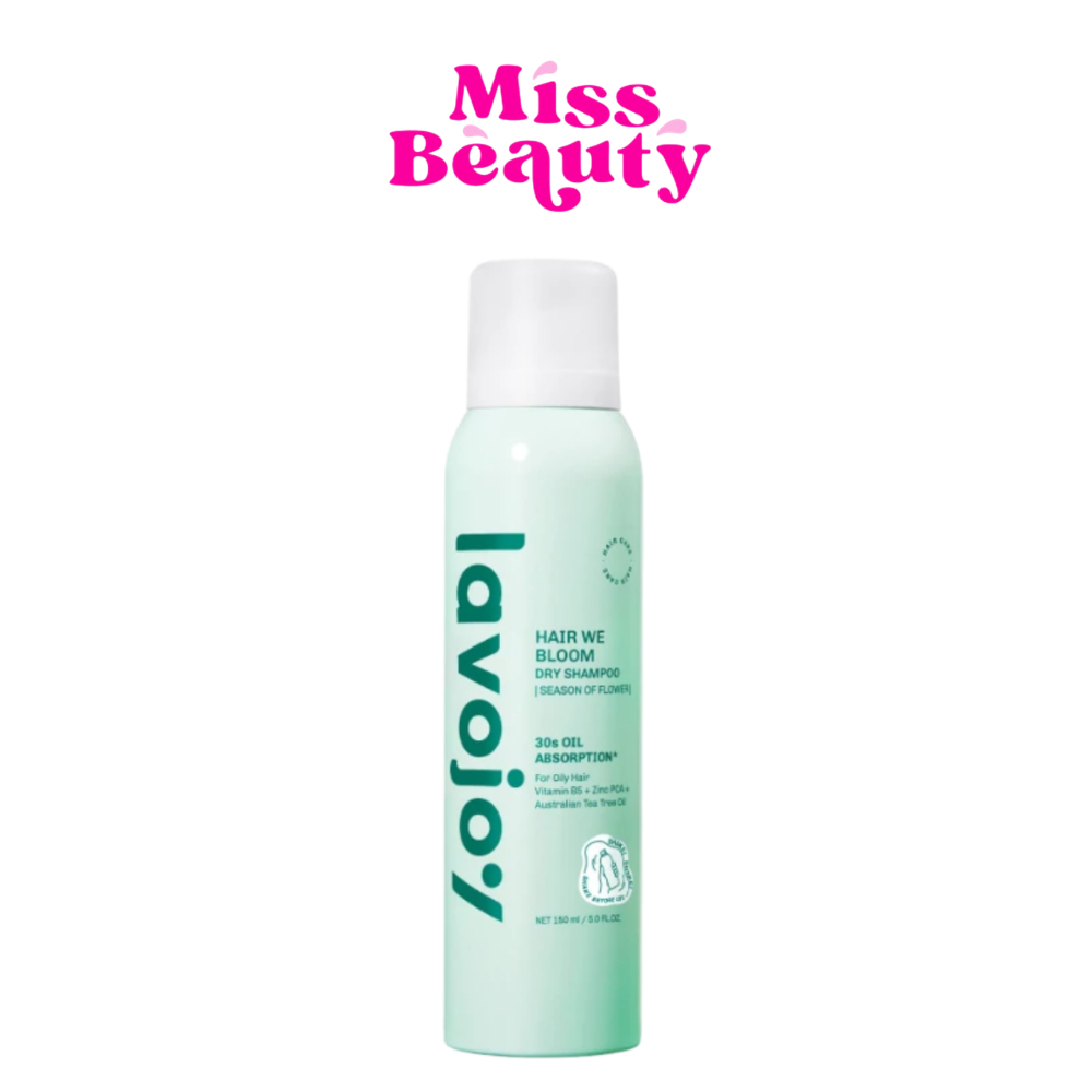 (ขวดสเปรย์) lavojoy Hair We Bloom Dry Shampoo Season of Flower ลาโวจอย แฮร์ วี บลูม ดราย แชมพู 150 ม
