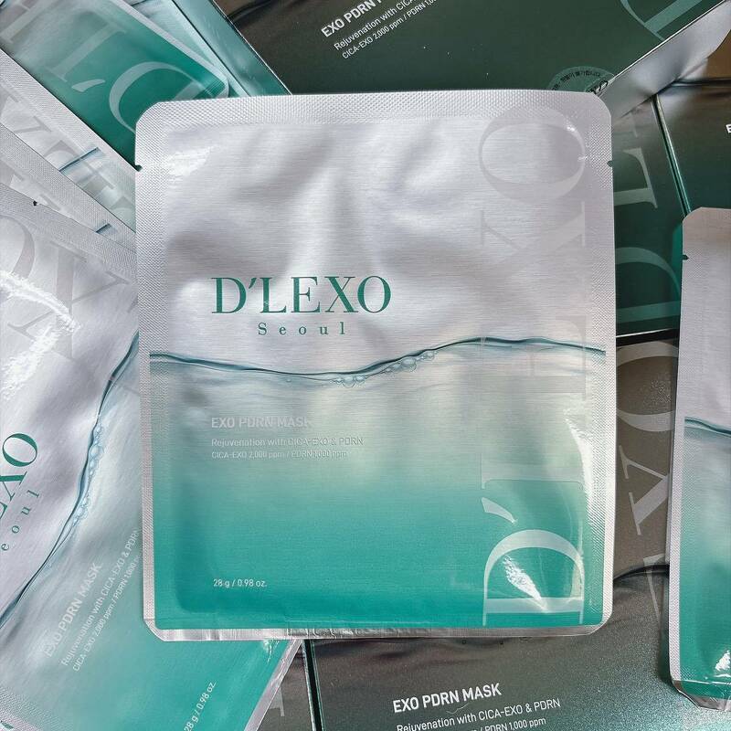 ( แท้ / พร้อมส่ง ) DERMALINE D'LEXO EXO PDRN MASK 28g