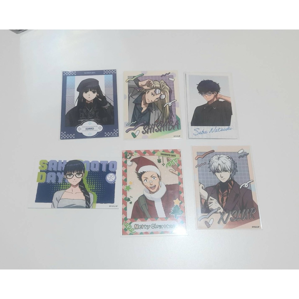 Sakamoto days การ์ด ของสะสม เข็มกลัด Maga cat project