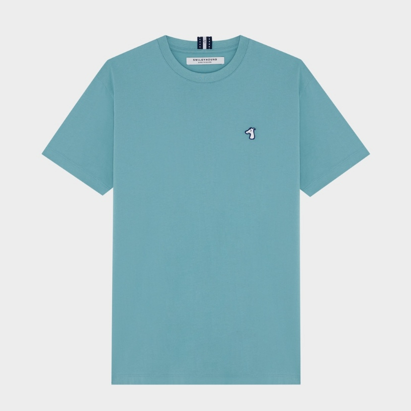 เสื้อยืดเบสิกโลโก้ขนาดเล็ก S26MB SMILEYHOUND BASIC T-SHIRT  MINI  LOGO GREEN
