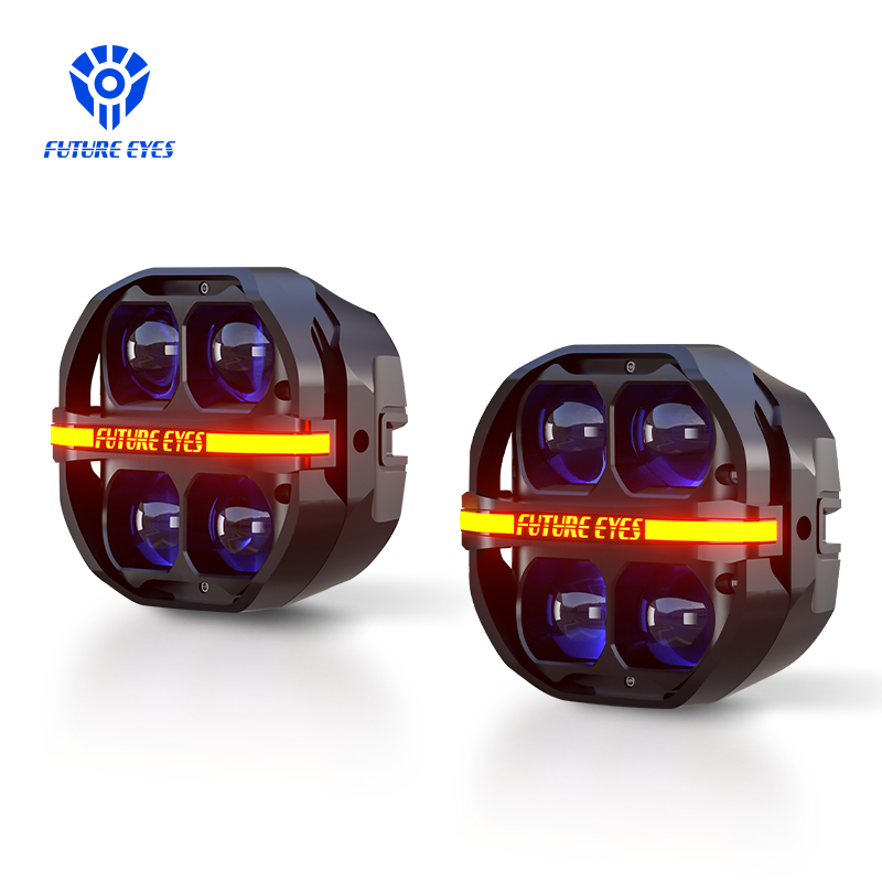 FUTURE EYES X100 ดีไซน์ดั้งเดิม ไฟ LED ภายนอกสำหรับอัพเกรด ไฟออฟโรด ไฟตัดหมอก ชุดไฟ LED สำหรับขับขี่