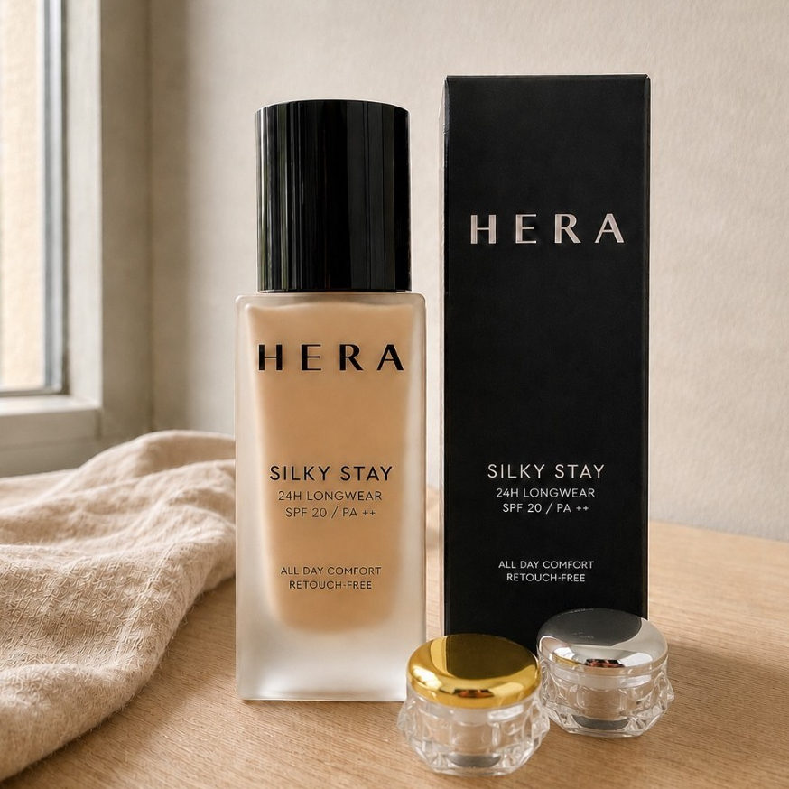 Paly รองพื้นเกาหลีเฮร่า รองพื้นเฮเร่า HERA SILKY STAY 24H LONGWEAR SPF20 / PA++