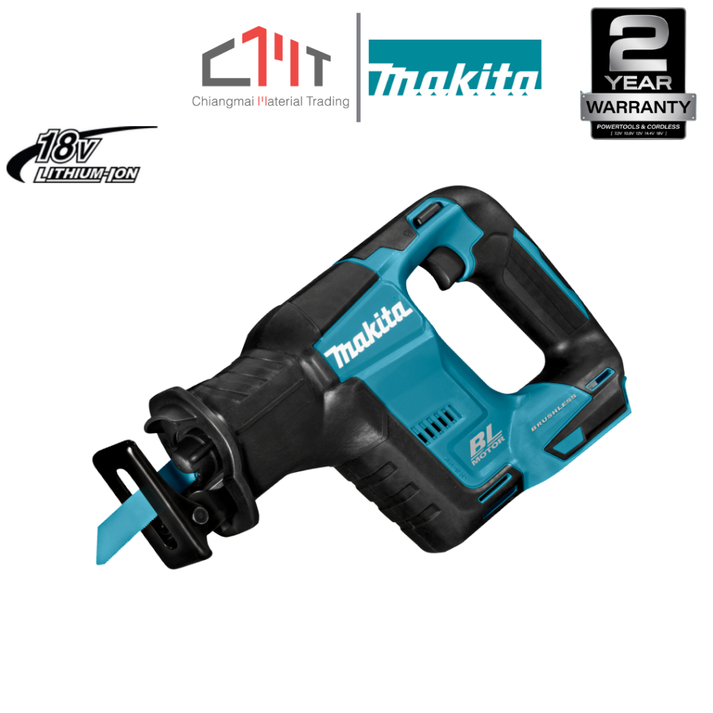 MAKITA เลื่อยชักไร้สาย 18V ความยาวช่วงชัก 13/16" No.DJR188Z