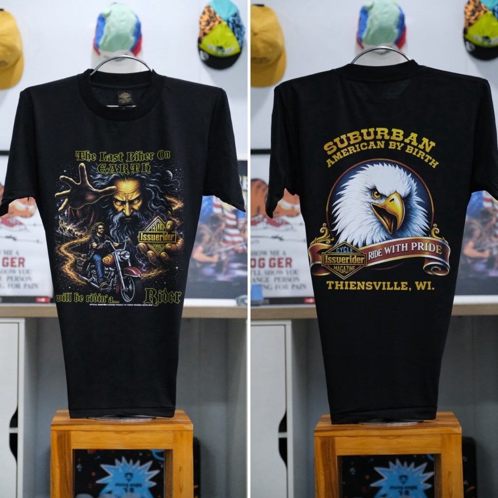 เสื้อวินเทจ ลายพ่อมด Issue (หน้า-หลัง) Issue Rider