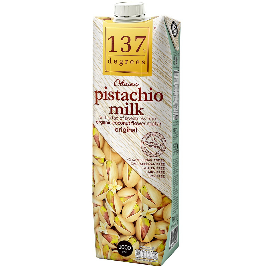 137 Degrees Pistachio Milk Original 1000Ml นมพิสตาชิโอ นม นมกล่อง นมยูเอชที