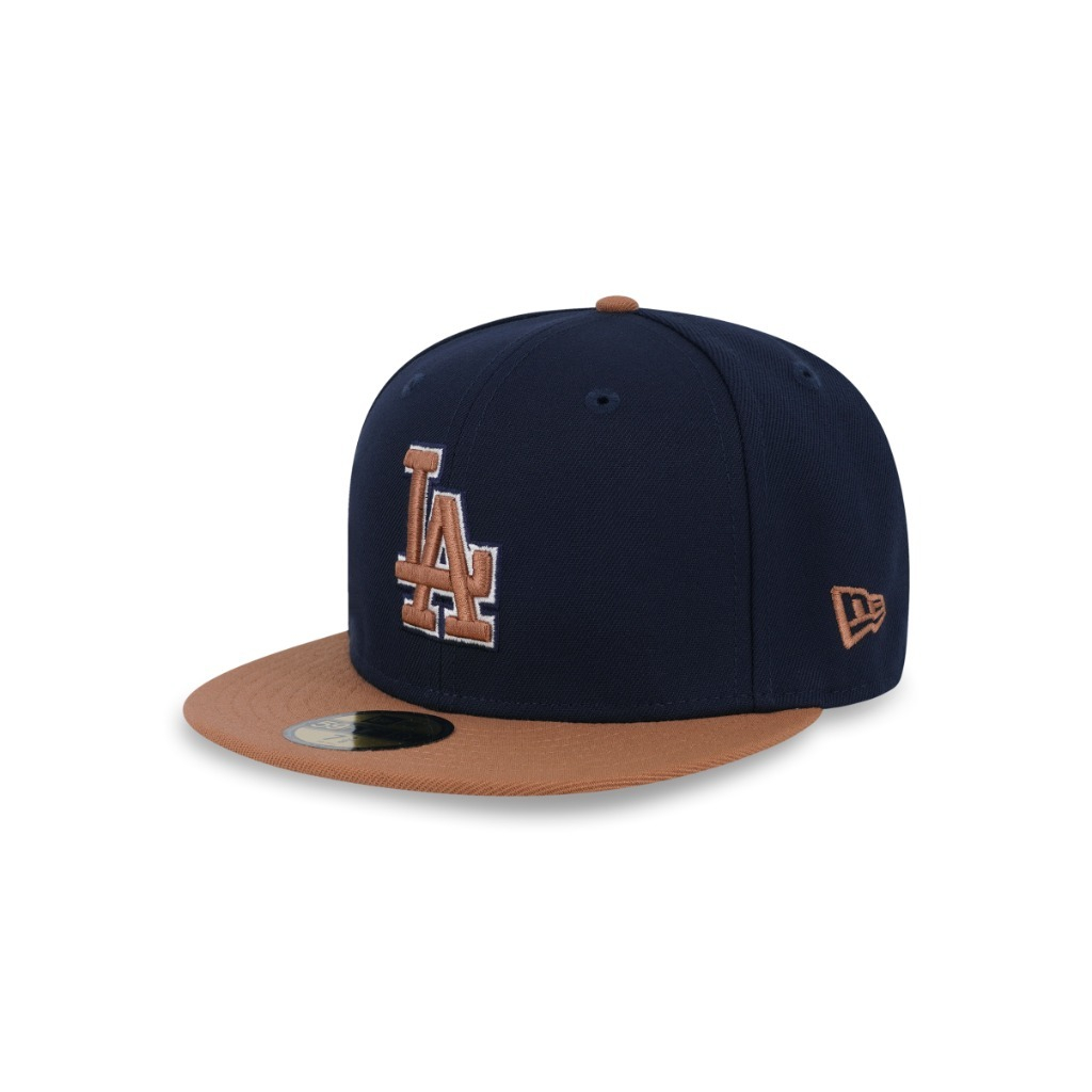 หมวกแก๊ป New Era รุ่น 59Fifty MLB Cooperstown Pack Los Angeles Dodgers 2-Tone Bronze Visor Night Shi