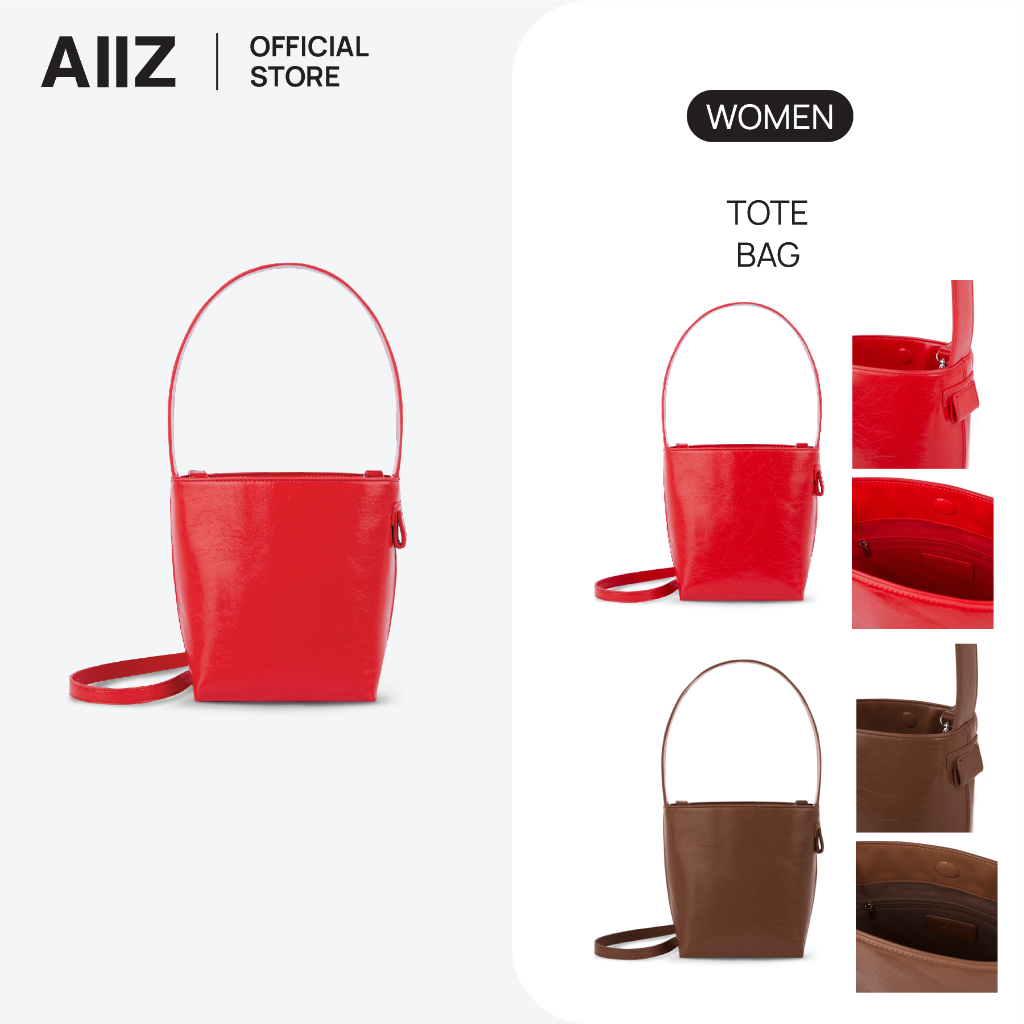 AIIZ กระเป๋าทรงถัง สะพายไหล่ AIIZ Tote Bag