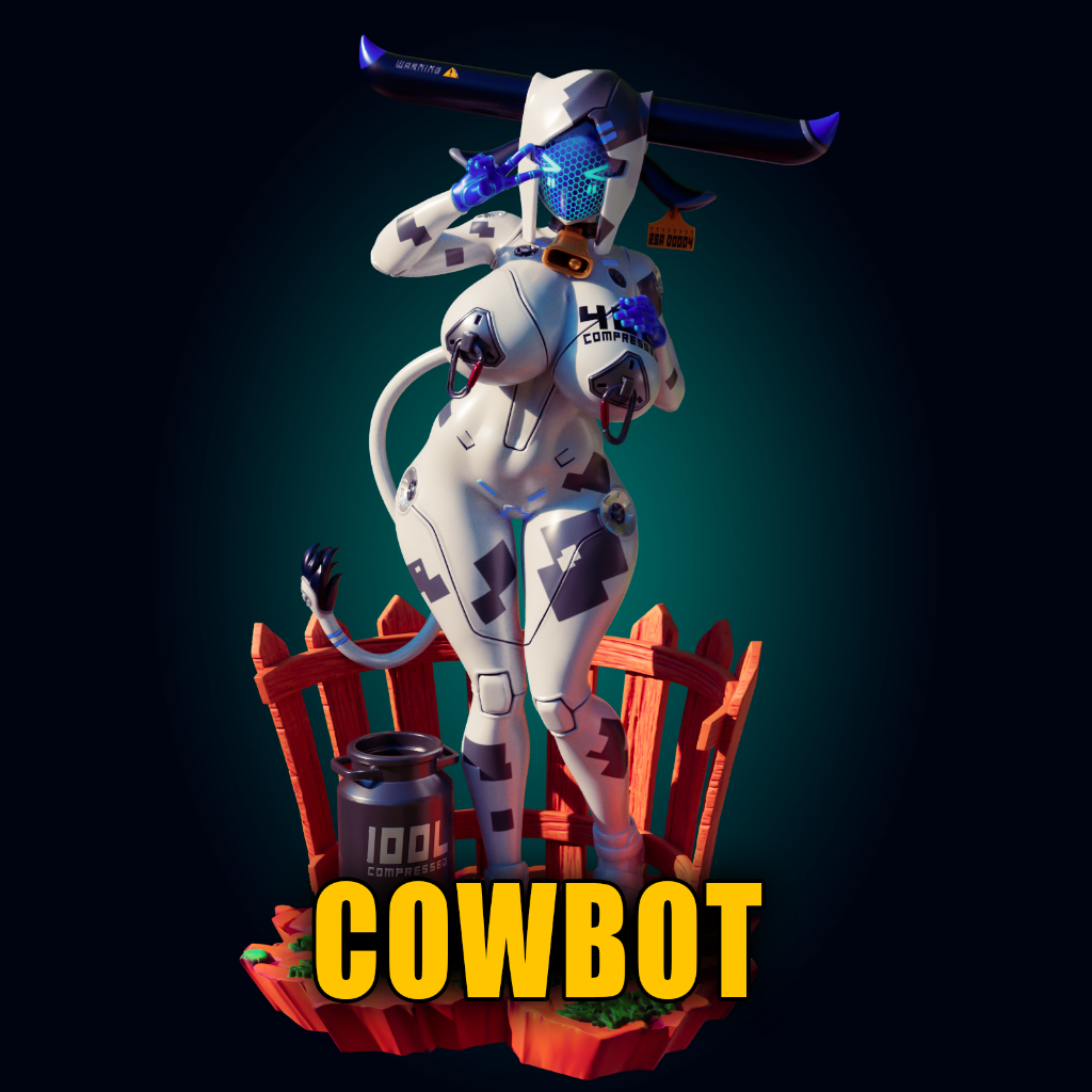 Cowbot : Model Figure Resin โมเดล ผลิตตามสั่ง NSFW Furry