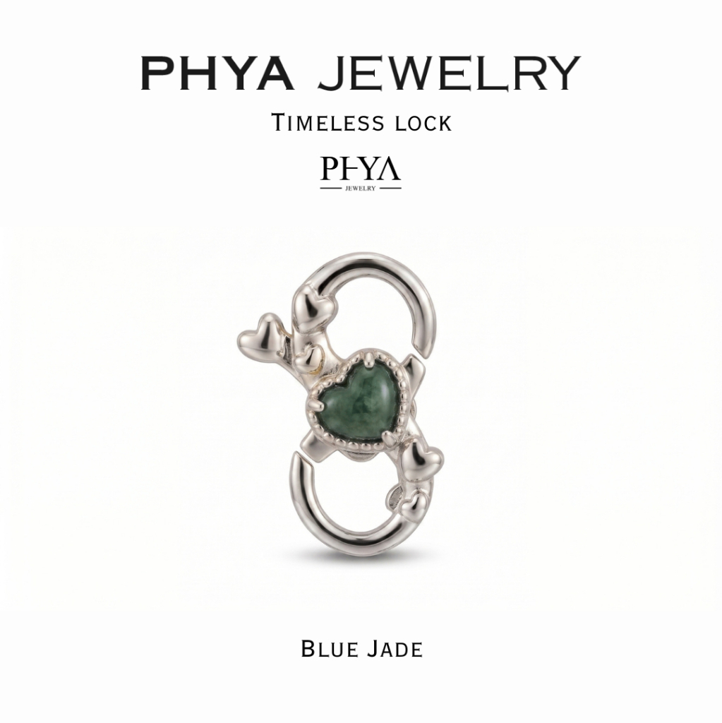 PHYA قفل Timeless فضة حقيقية للأساور — صورة 5