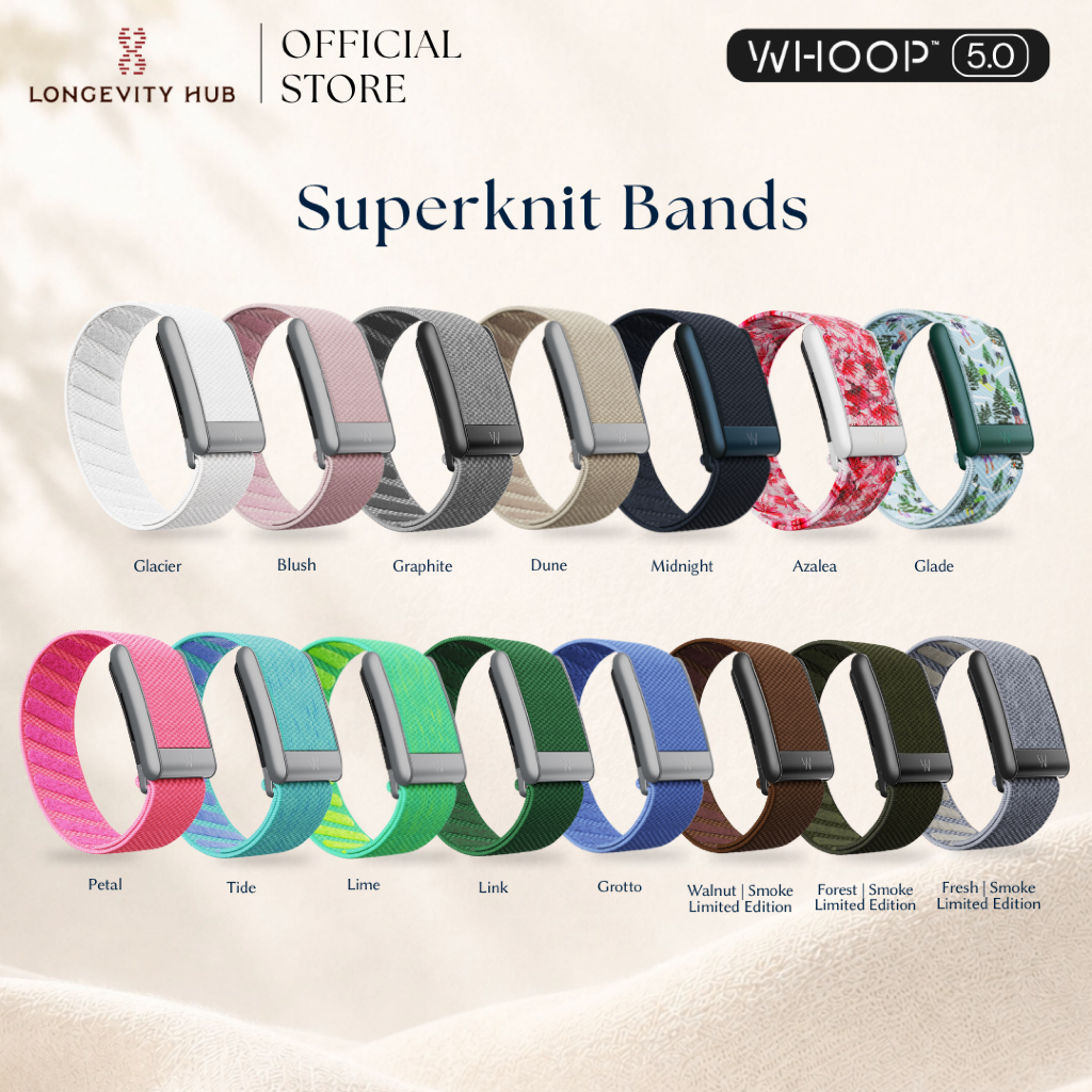 Whoop พร้อมส่งของแท้ สาย SuperKnit Band - The Longevity hub