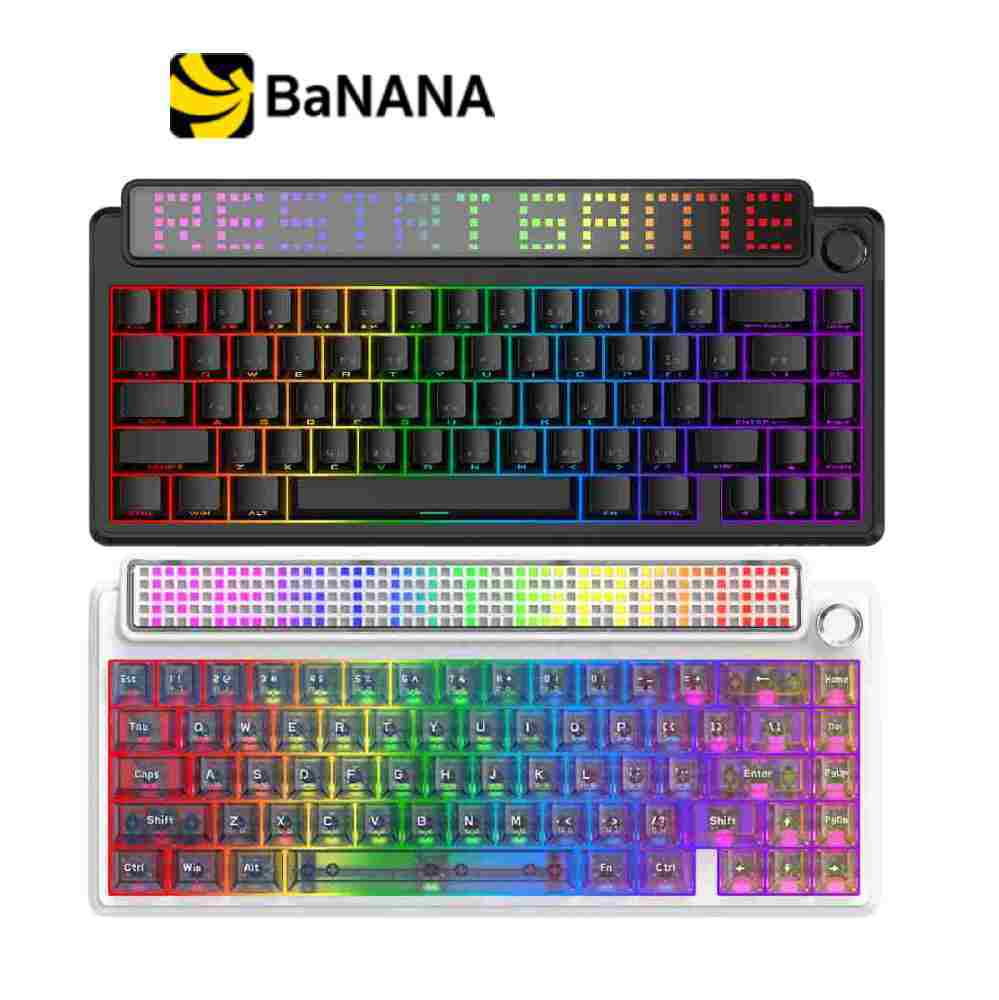 คีย์บอร์ดเกมมิ่ง Ajazz Gaming Keyboard AK Pixel68  by Banana IT