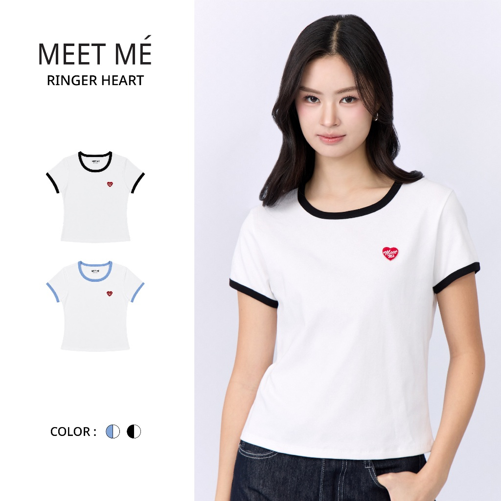 MEET ME - TOP0077 | MEET MÉ RINGER TEE HEART