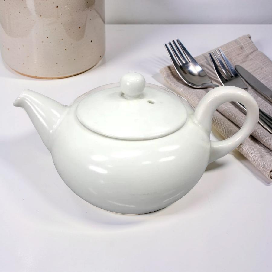 กาน้ำชา กาน้ำร้อนสีขาว กาน้ำชาสวยๆ teapot กาน้ำชาจีน ทำจากเซรามิกเกรดพรีเมี่ยม เข้าไมโครเวฟได้