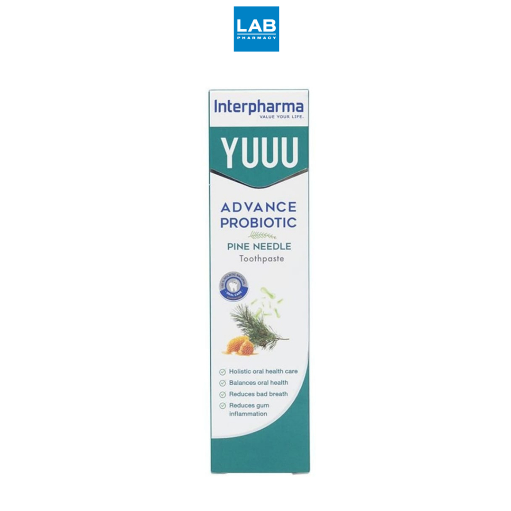 *[ซื้อ 1 แถม 1] YUUU Toothpaste 100 g. - ยู ยาสีฟัน สูตรโปรไบโอติด ช่วยระงับกลิ่นปาก