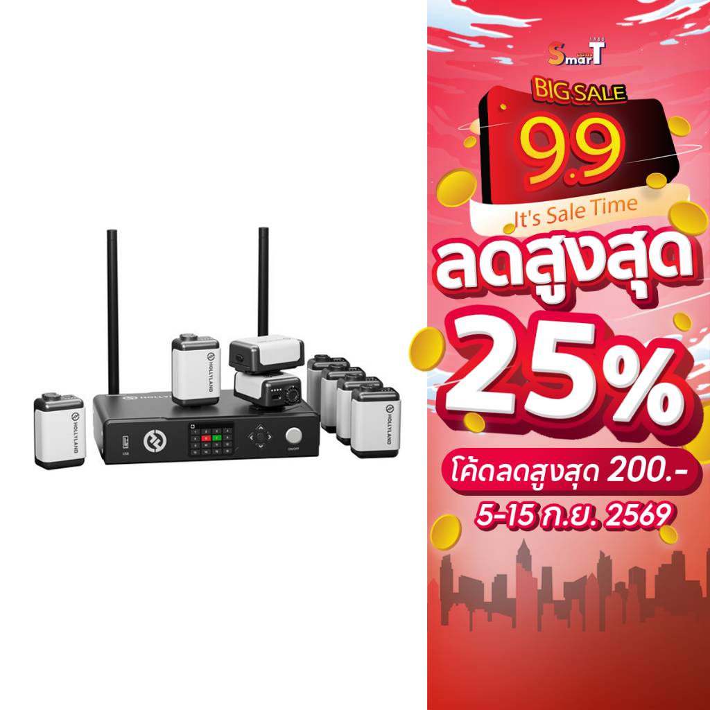 Hollyland Wireless Tally System (4/8 Tally Lights) ประกันศูนย์ไทย