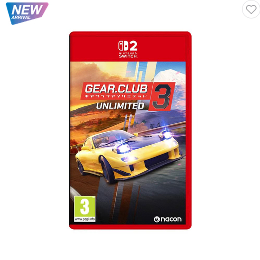 แผ่นเกม NINTENDO SWITCH 2 GEAR CLUB UNLIMITED 3