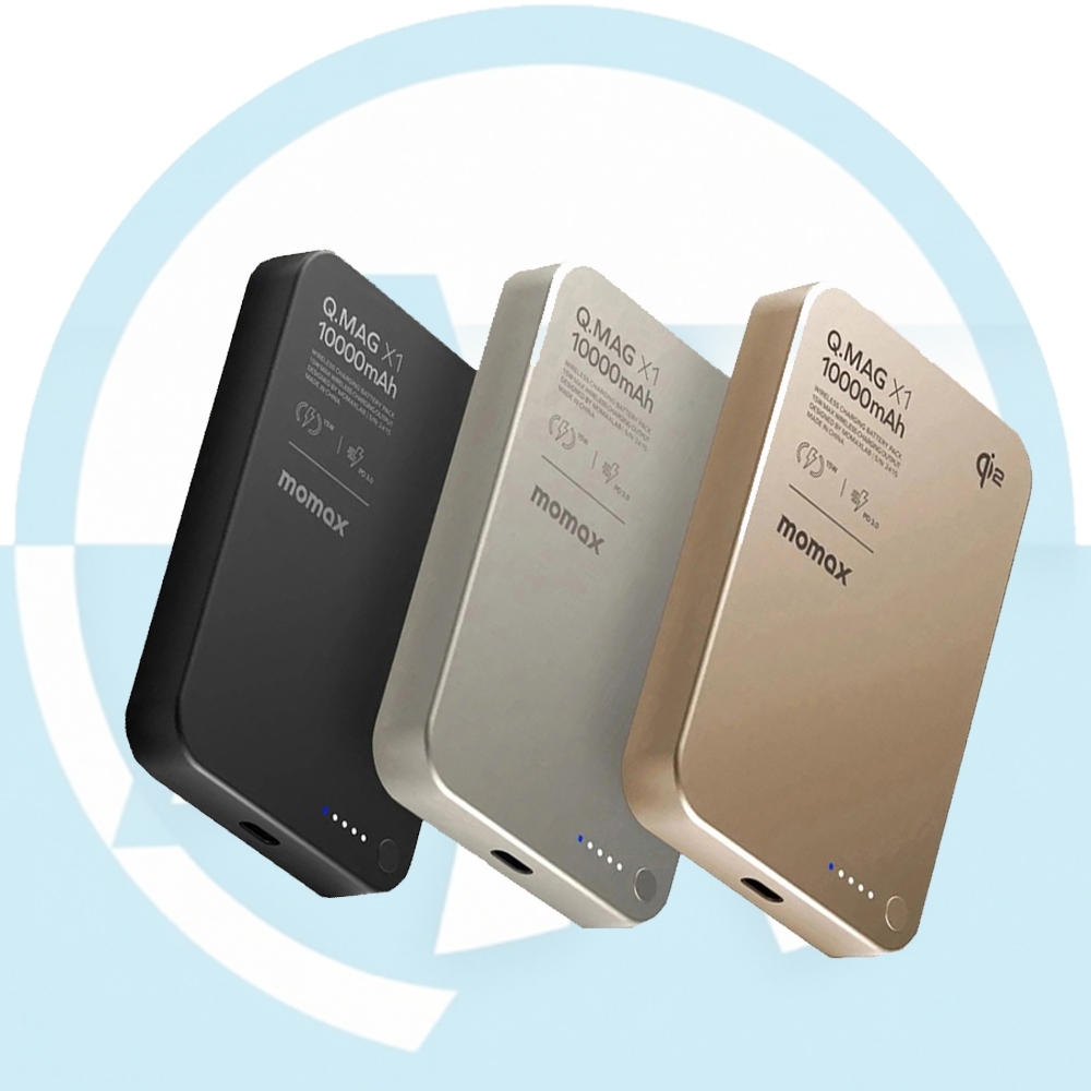 Momax Q.Mag X1 20W 10000mAh ธนาคารพลังงานแม่เหล็ก 10000mAh ชาร์จแบบพกพาไร้สาย