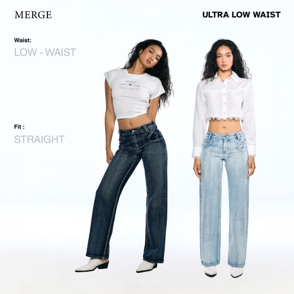 Merge Official - Ultra Low Waist Jeans (จัดส่ง 05/10)