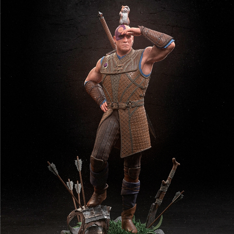 Minsc : Model Figure Resin โมเดล ผลิตตามสั่ง Bust DnD