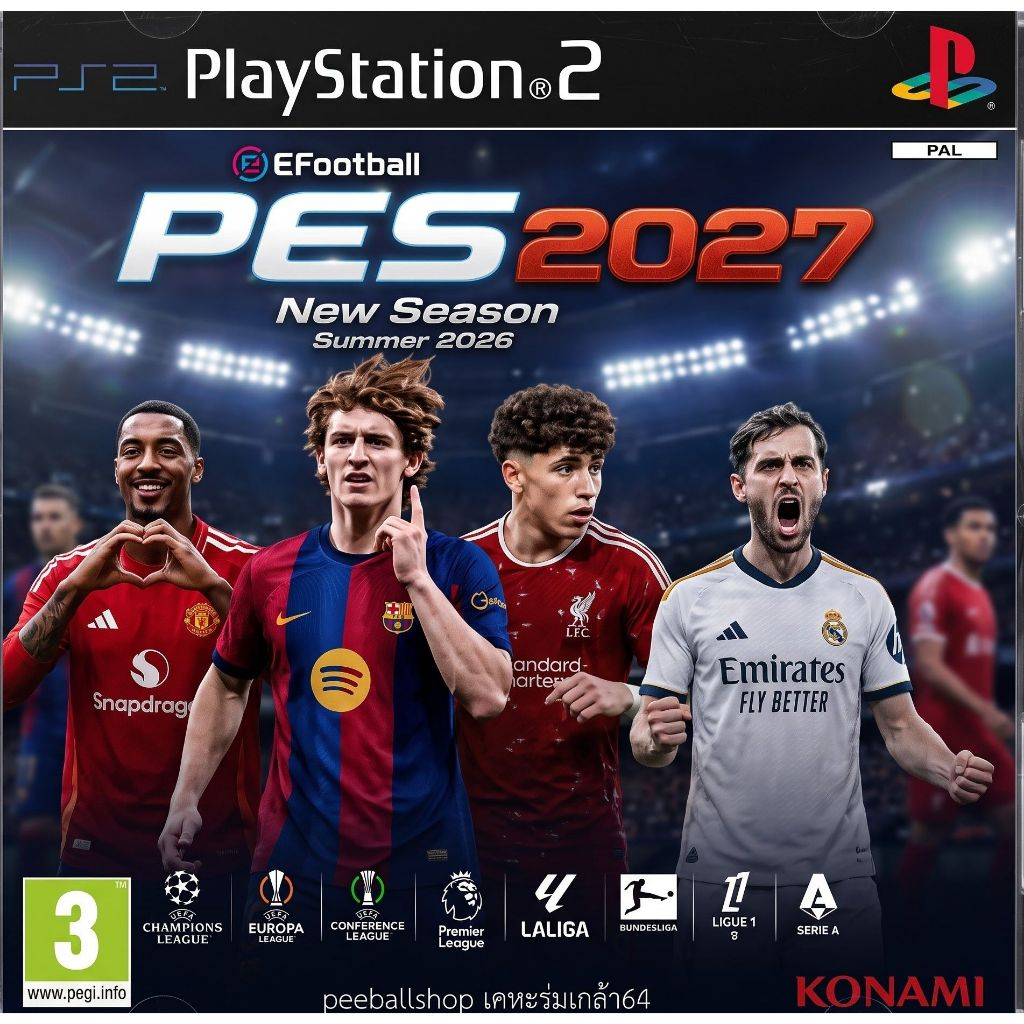 WINNING PES FIFA PS2 รวมทุกเกมฟุตบอลPS2 พร้อมส่ง