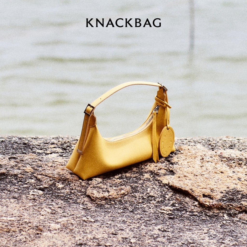 KNACKBAG - Jennie bag - กระเป๋าสะพายไหล่ รุ่นเจนนี่ หนังเรียบสังเคราะห์ (PU Smooth) สีน้ำตาล สีเหลือ