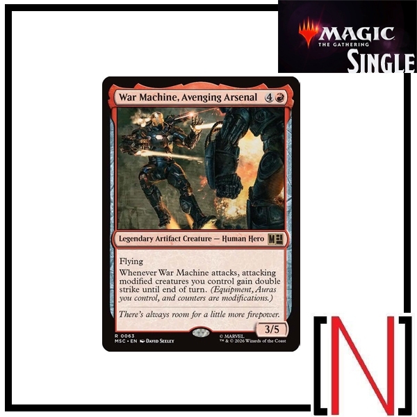 [MTG][Single][MSC] War Machine, Avenging Arsenal ระดับ Rare [ภาษาอังกฤษ]