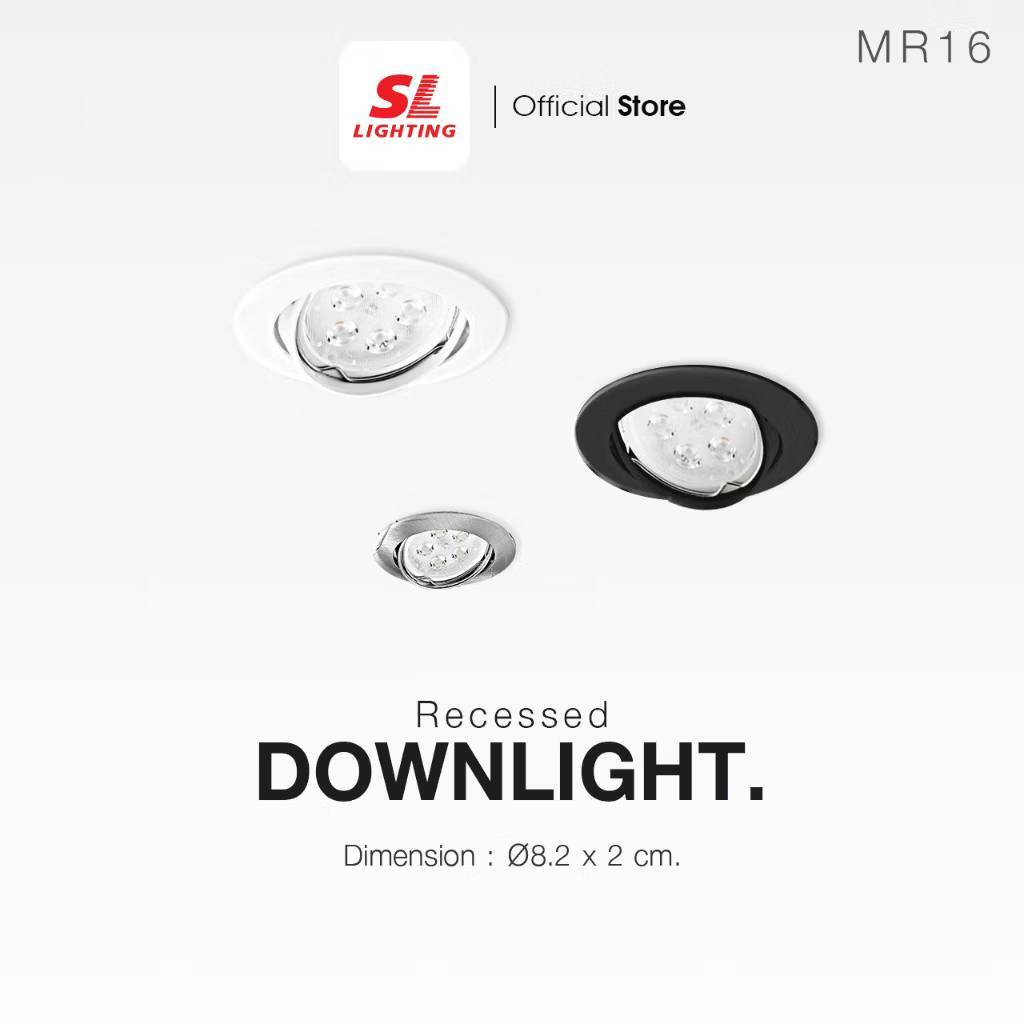 SL LIGHTING | Recessed Downlight โคมไฟดาวน์ไลท์ฝังฝ้า รุ่น SL-6-513 มีของพร้อมส่ง