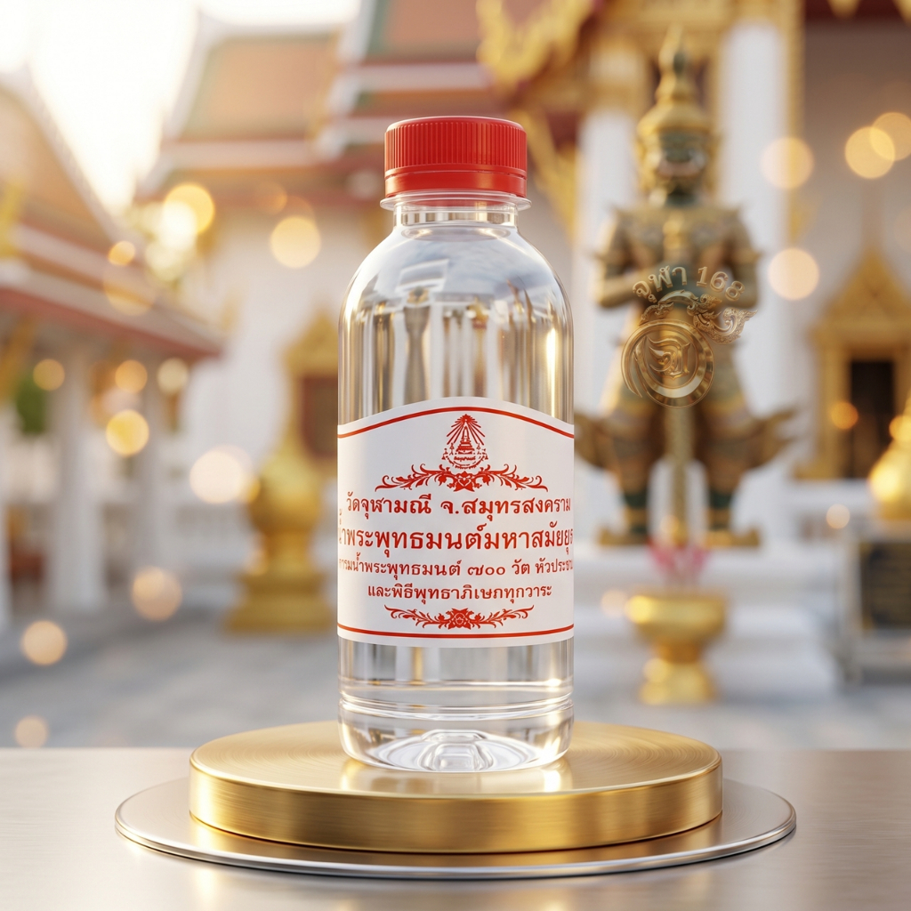 น้ำมนต์ 700 วัด สำหรับเสริมสิริมงคล น้ำพุทธมนต์ ๗๐๐ วัดทั่วประเทศ น้ำพระพุทธมนต์มหาสมัยสูตร วัดจุฬามณี